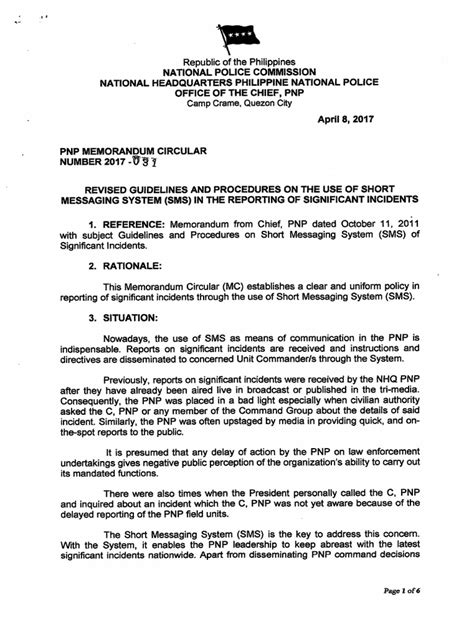 PNP MC Nos. 2017 .